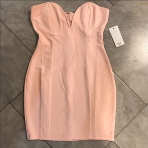 NWT Tobi Pink Strapless Dress
